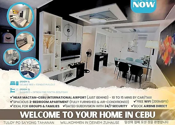 Two-bedroom Fully Furnished Near Airport ホテル セブ市